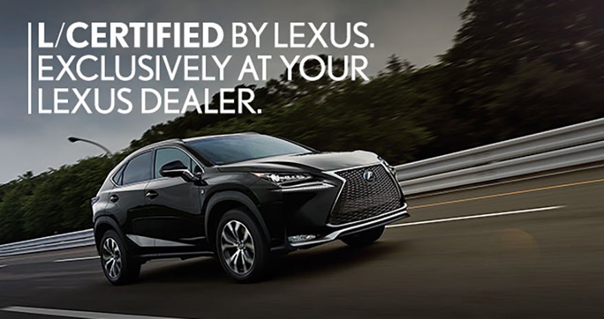 Exclusively at your Lexus dealer