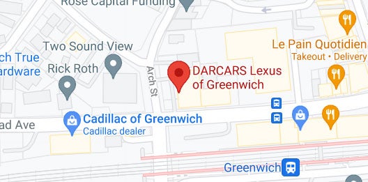 Map of DARCARS Lexus of Greenwich in Greenwich CT