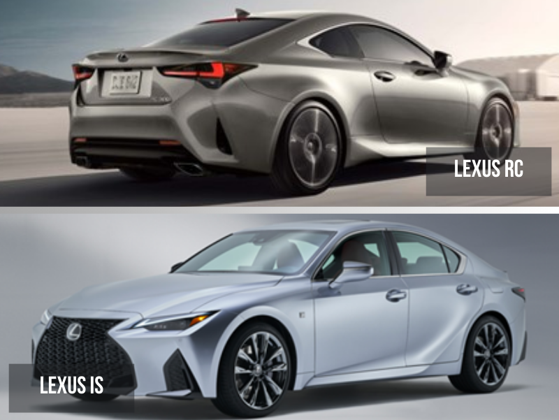 Lexus RC vs Lexus IS