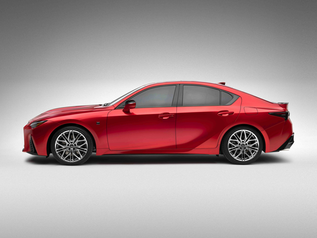 Side of 2024 Lexus IS 500 in Greenwich, CT