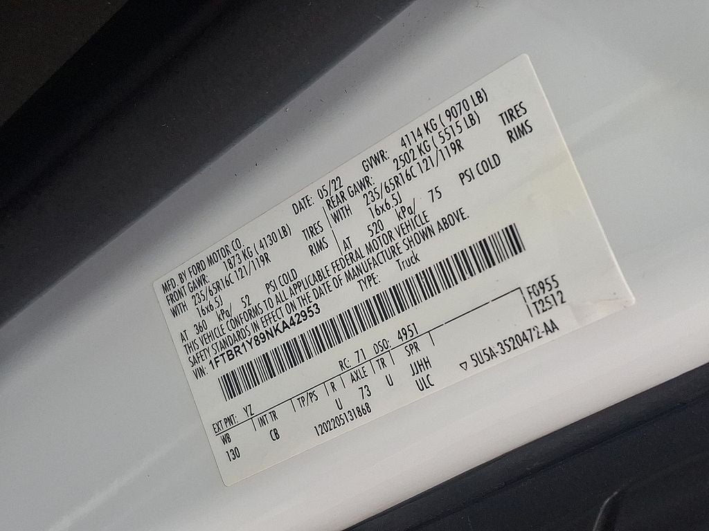 2022 Ford Transit-250 Base