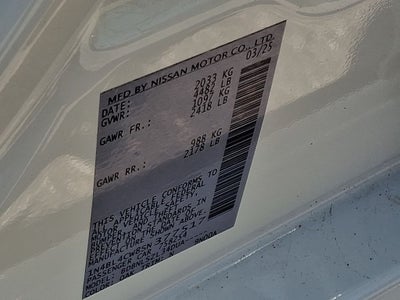 2025 Nissan Altima 2.5 SR BASE
