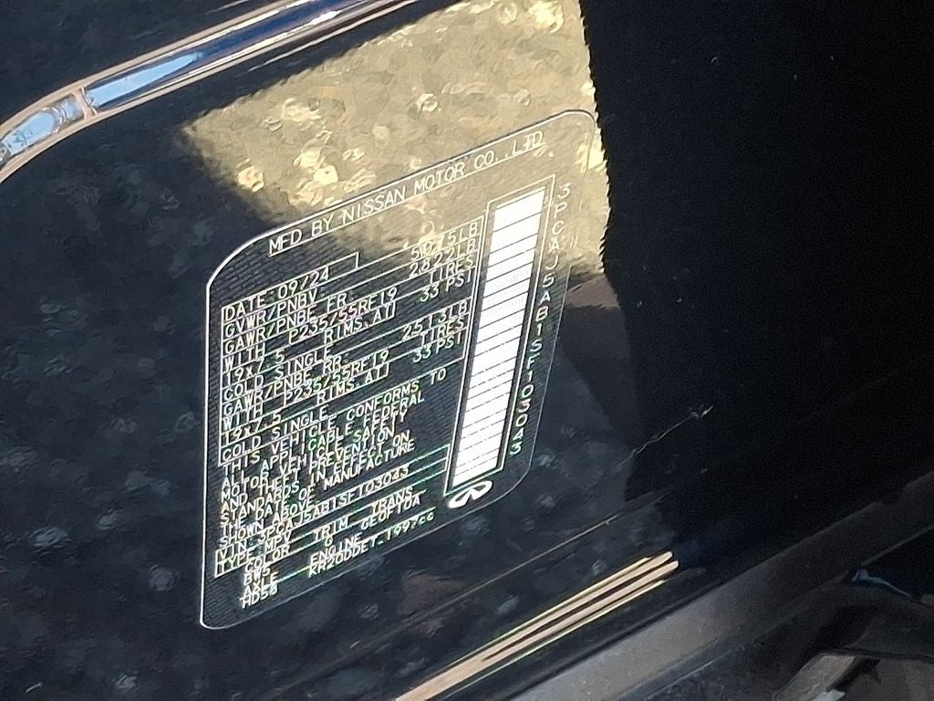 2025 INFINITI QX50 PURE BASE