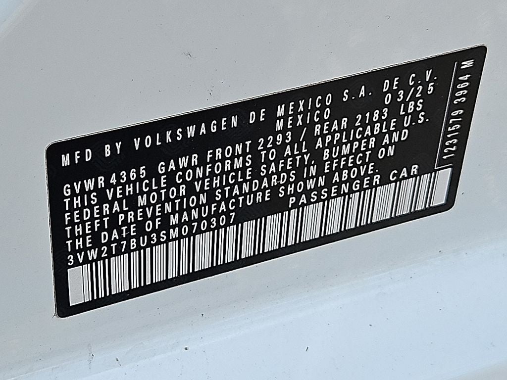 2025 Volkswagen Jetta GLI 2.0T Autobahn IQ.DRIVE