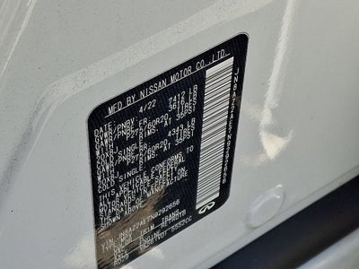 2022 INFINITI QX80 LUXE CARGO PKG