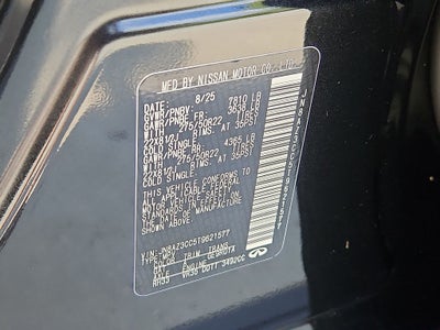2026 INFINITI QX80 AUTOGRAPH BLIND SPOT WARNING
