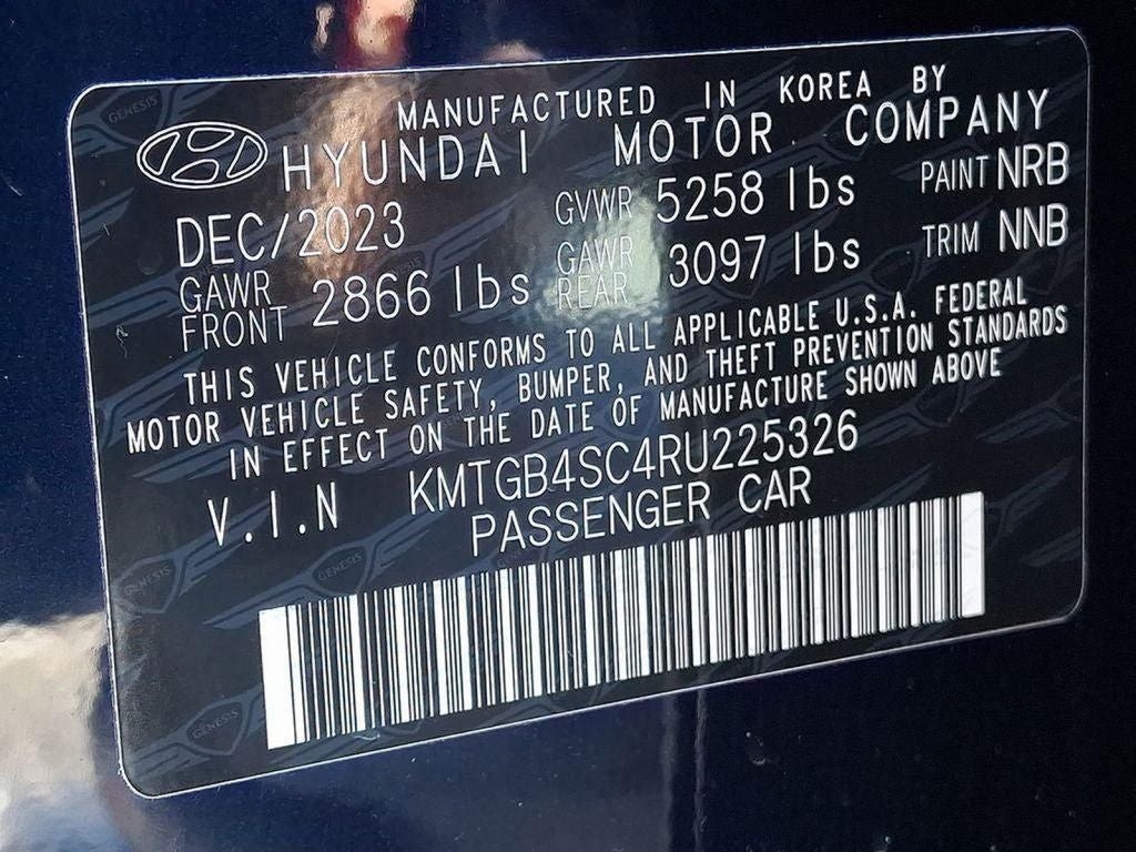 2024 Genesis G80 2.5T FORWARD COLLISION-AVOIDANCE-ASSIST