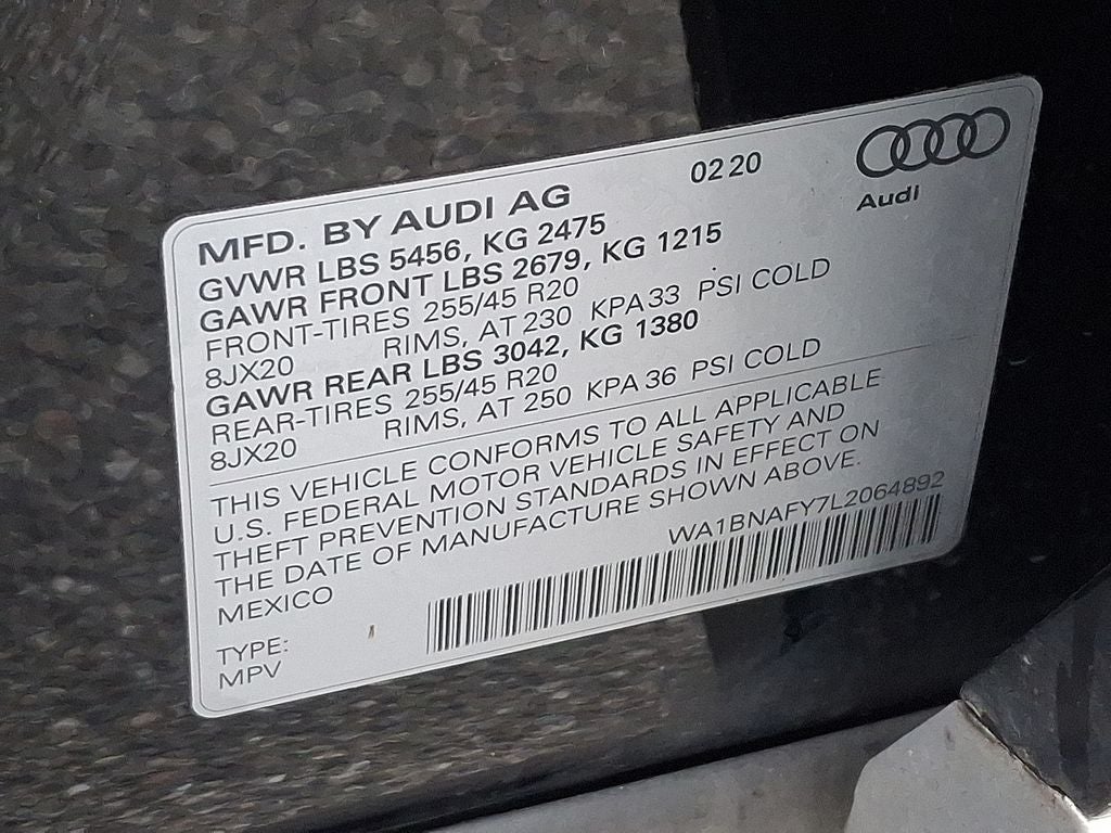 2020 Audi Q5 45 Premium Plus quattro