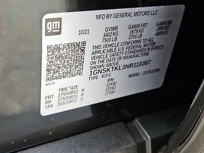 2022 Chevrolet Tahoe High Country