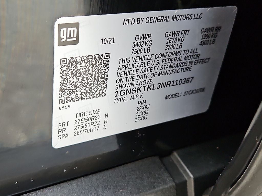 2022 Chevrolet Tahoe High Country