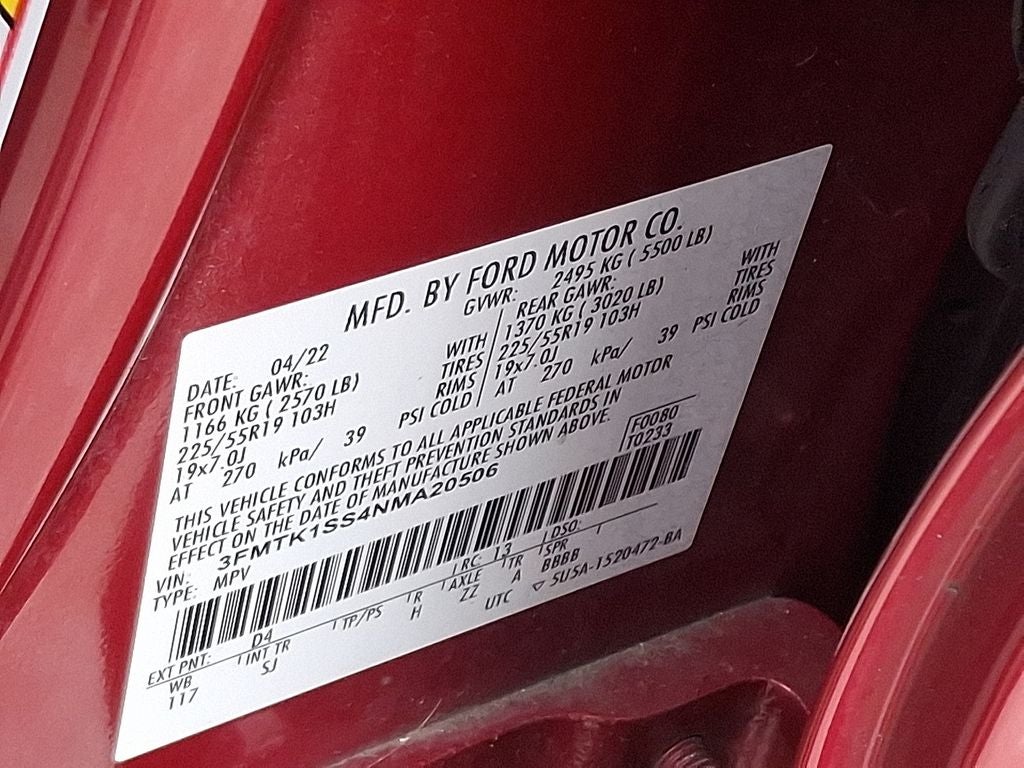 2022 Ford Mustang Mach-E Select