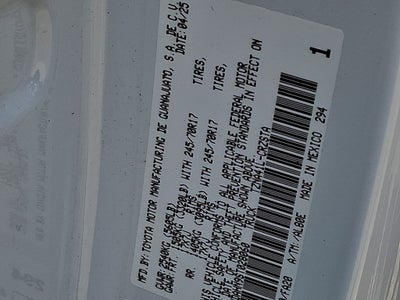 2025 Toyota Tacoma SR BASE