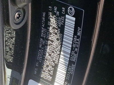 2022 Lexus ES 350 350