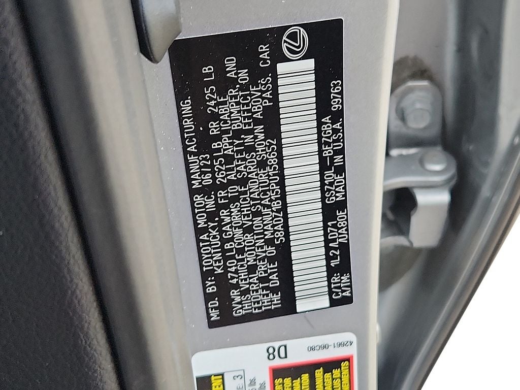 2023 Lexus ES 350 350