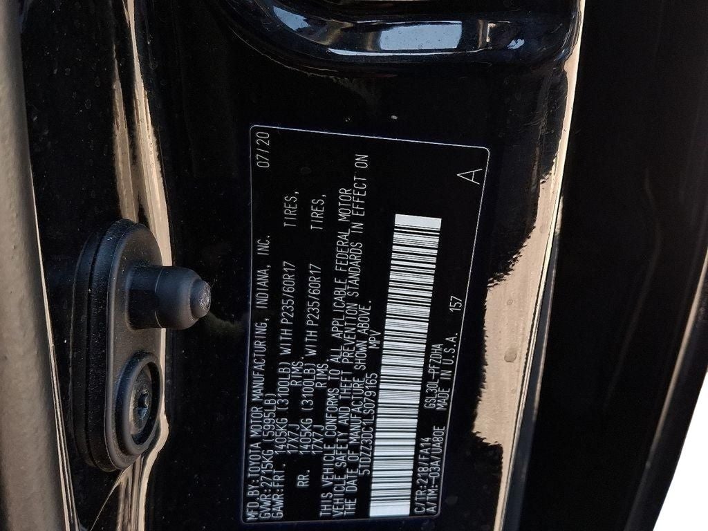 2020 Toyota Sienna L 7 Passenger