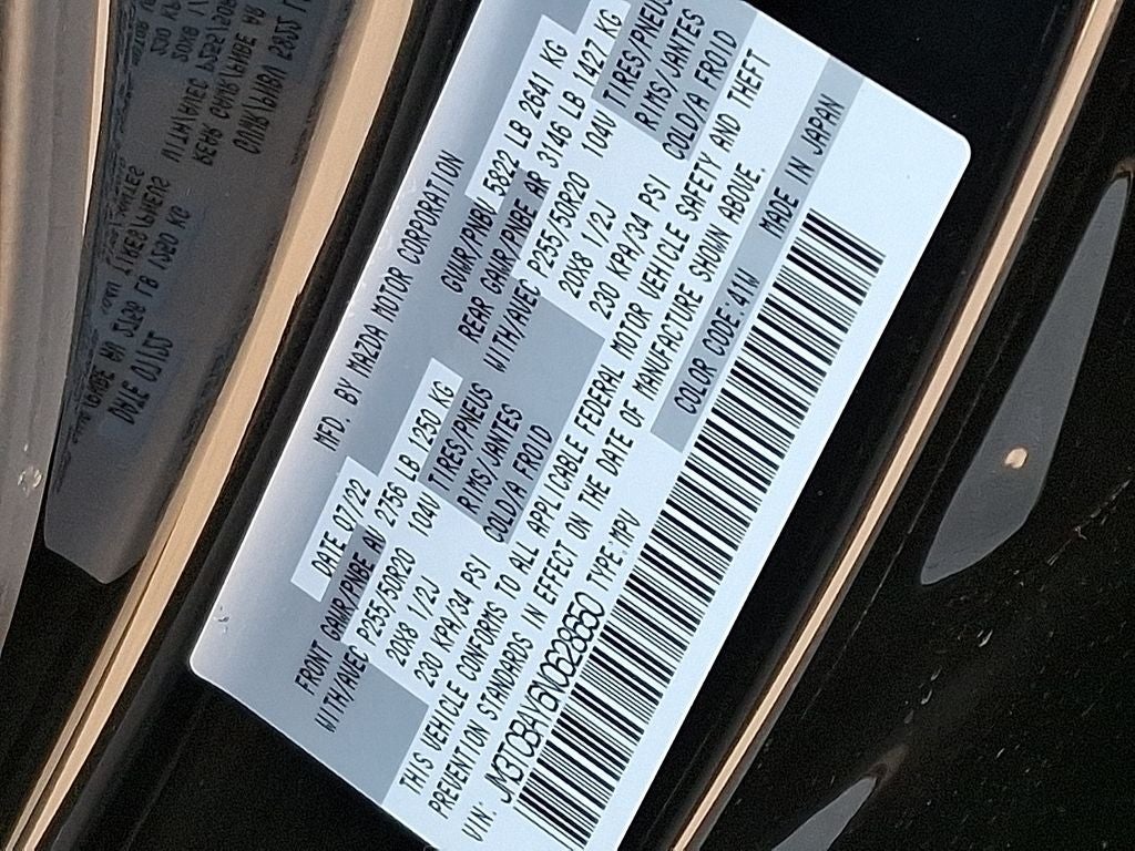 2022 Mazda Mazda CX-9 Touring Plus