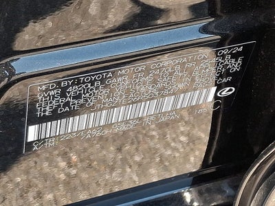 2024 Lexus IS 350 F SPORT 350 F SPORT MEMORY PACKAGE