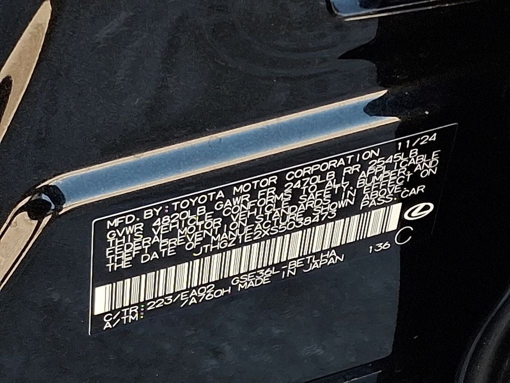 2025 Lexus IS 350 F SPORT 350 F SPORT