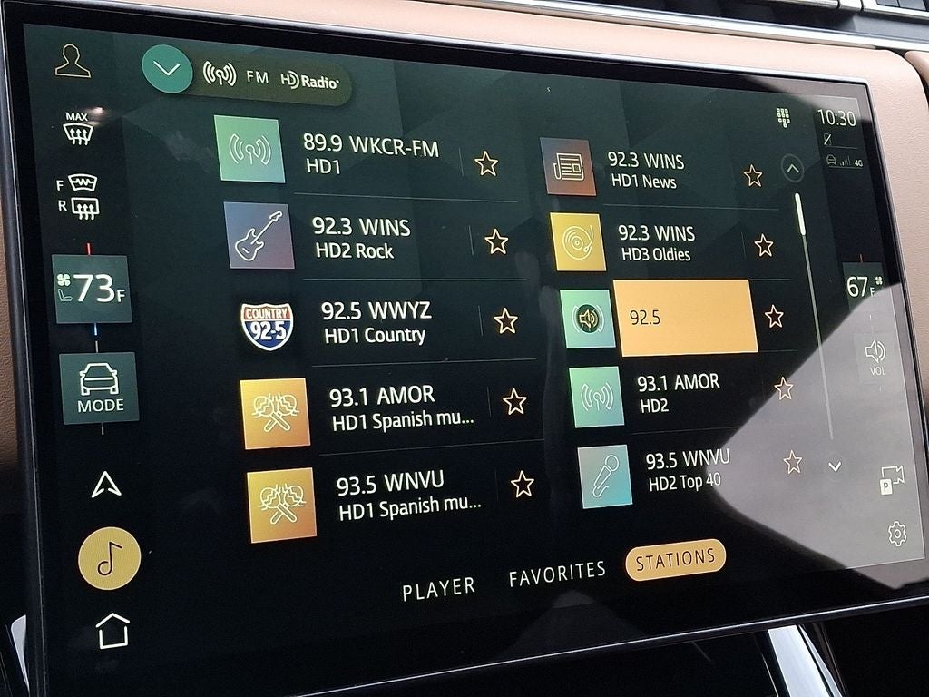 2025 Land Rover Range Rover Sport Plug-in Hybrid Dynamic SE HEADS UP DISPLAY