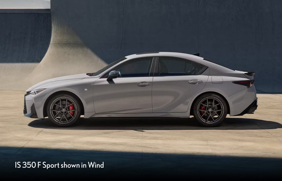 Lexus IS 350 F SPORT shown in Wind