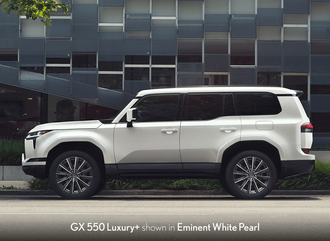 Lexus GX 550 Luxury+ in eminent white pearl