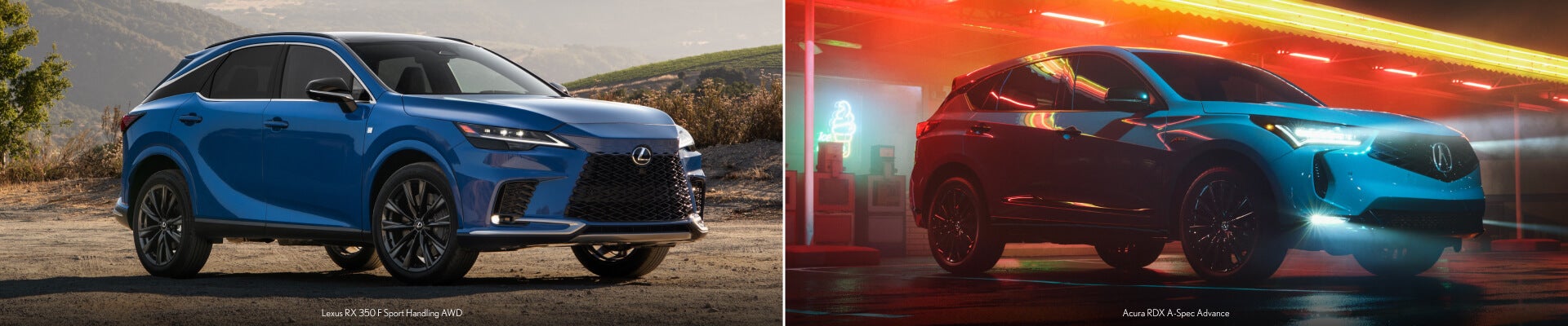 Lexus RX vs. Acura RDX
