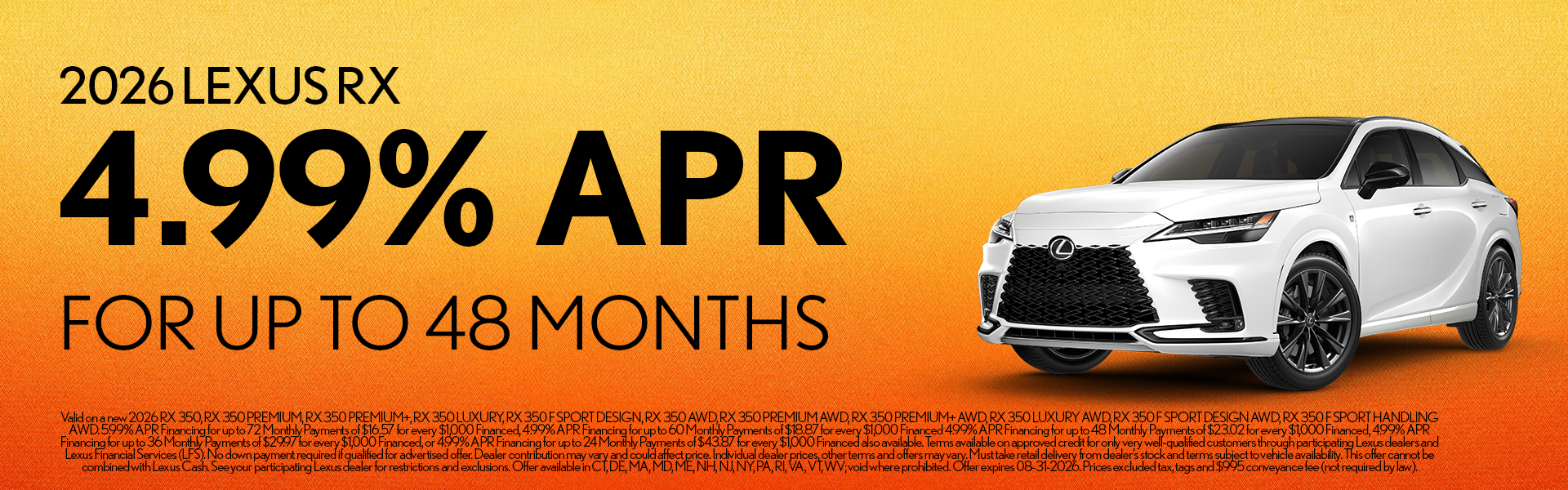 New 2026 RX