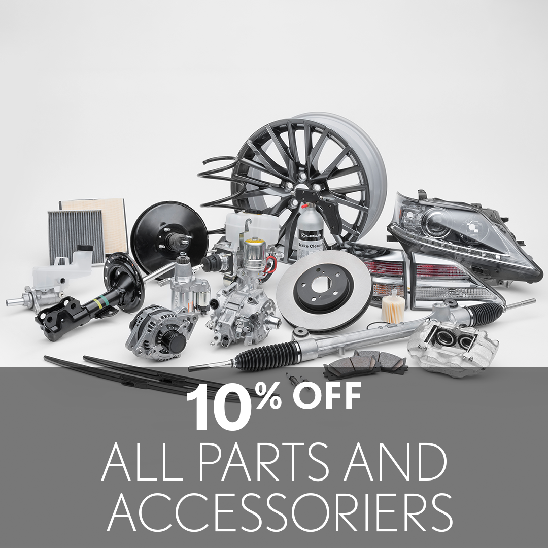 10% OFF
ALL PARTS AND ACCESSORIES SPECIAL.